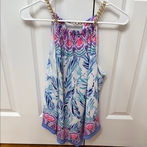 Lily Pulitzer - Chain Strap Floral Print Women's Top